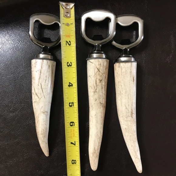 Handmade antler bottle opener - Picture 2 of 3